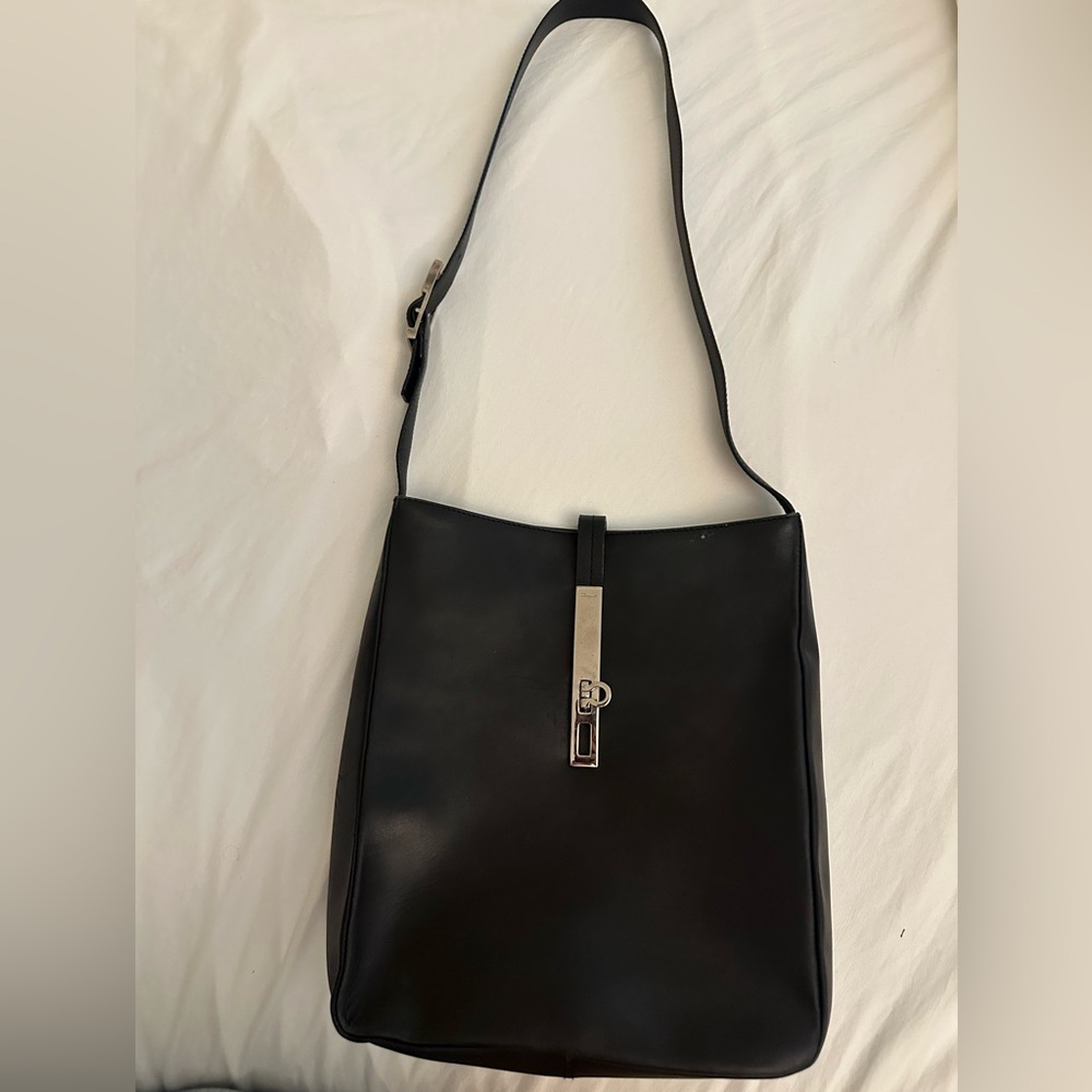 Salvatore Ferragamo Black Shoulder Bag